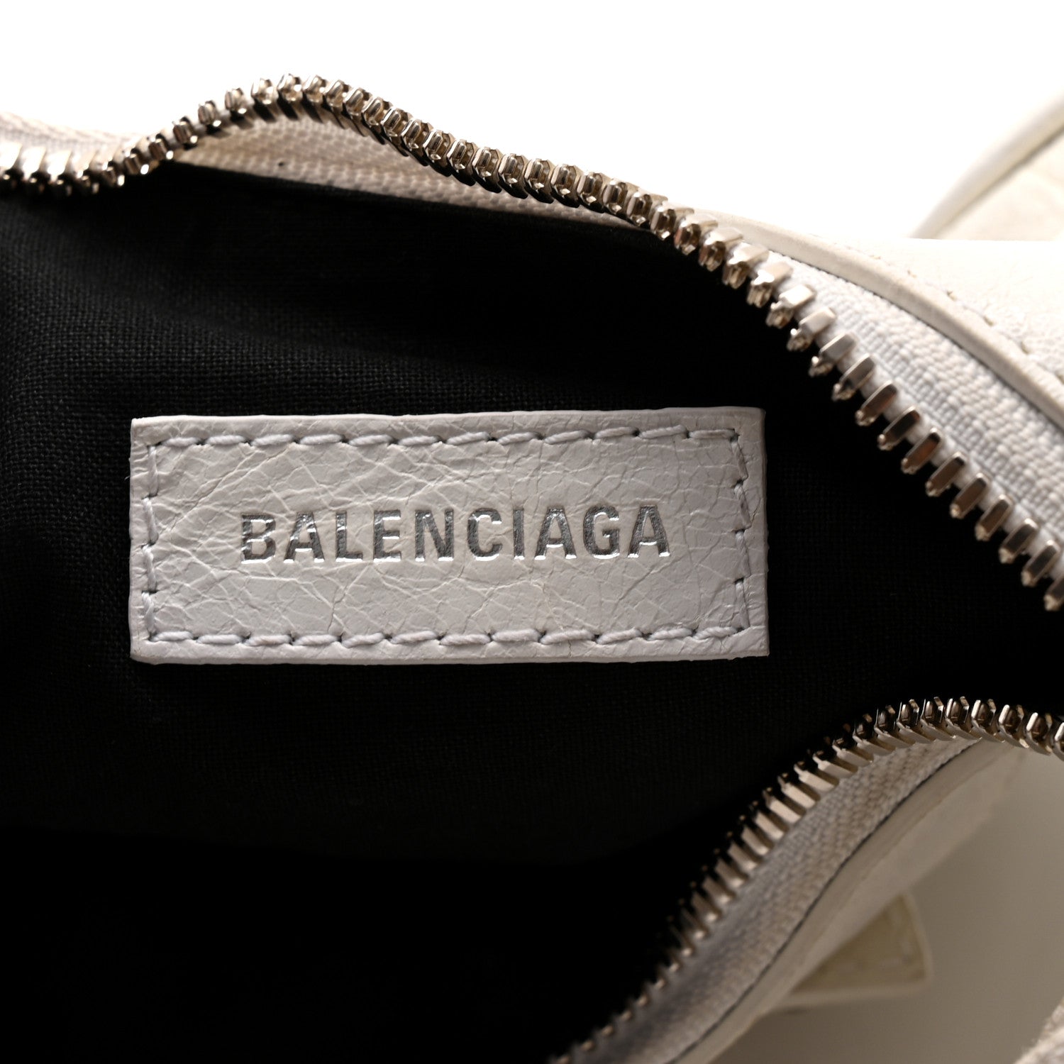 Balenciaga Agneau Arena Le Cagole Shoulder Bag XS Optic White 7 of 11