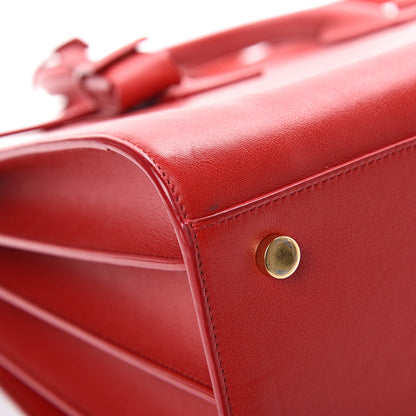 Saint Laurent Calfskin Small Sac De Jour Lipstick Red 9 of 13