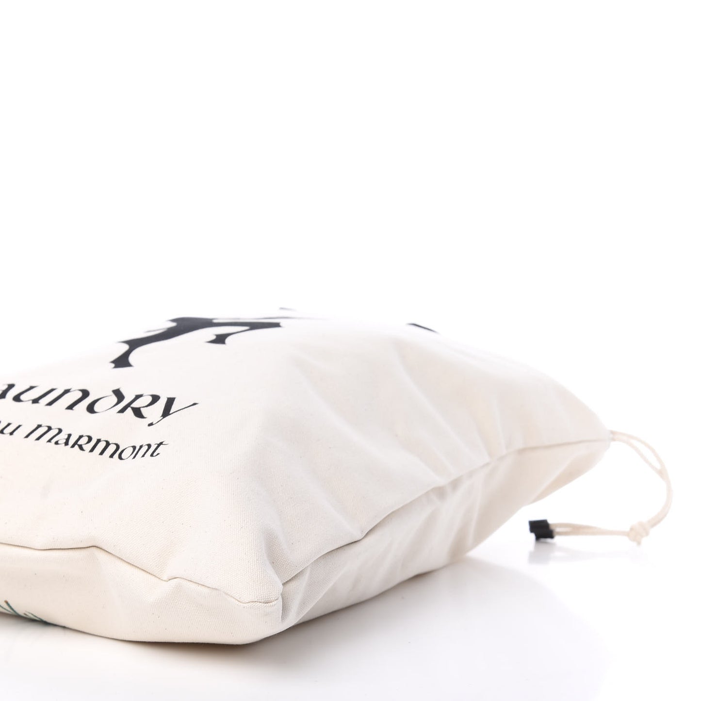 Canvas Chateau Marmont Drawstring Tote Beige