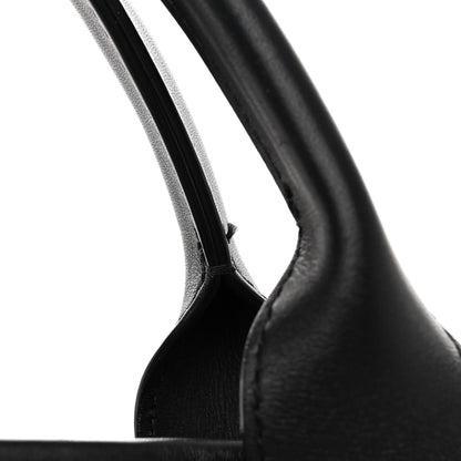 Chanel Wool Felt Calfskin Large Deauville Tote Black White 10 of 10