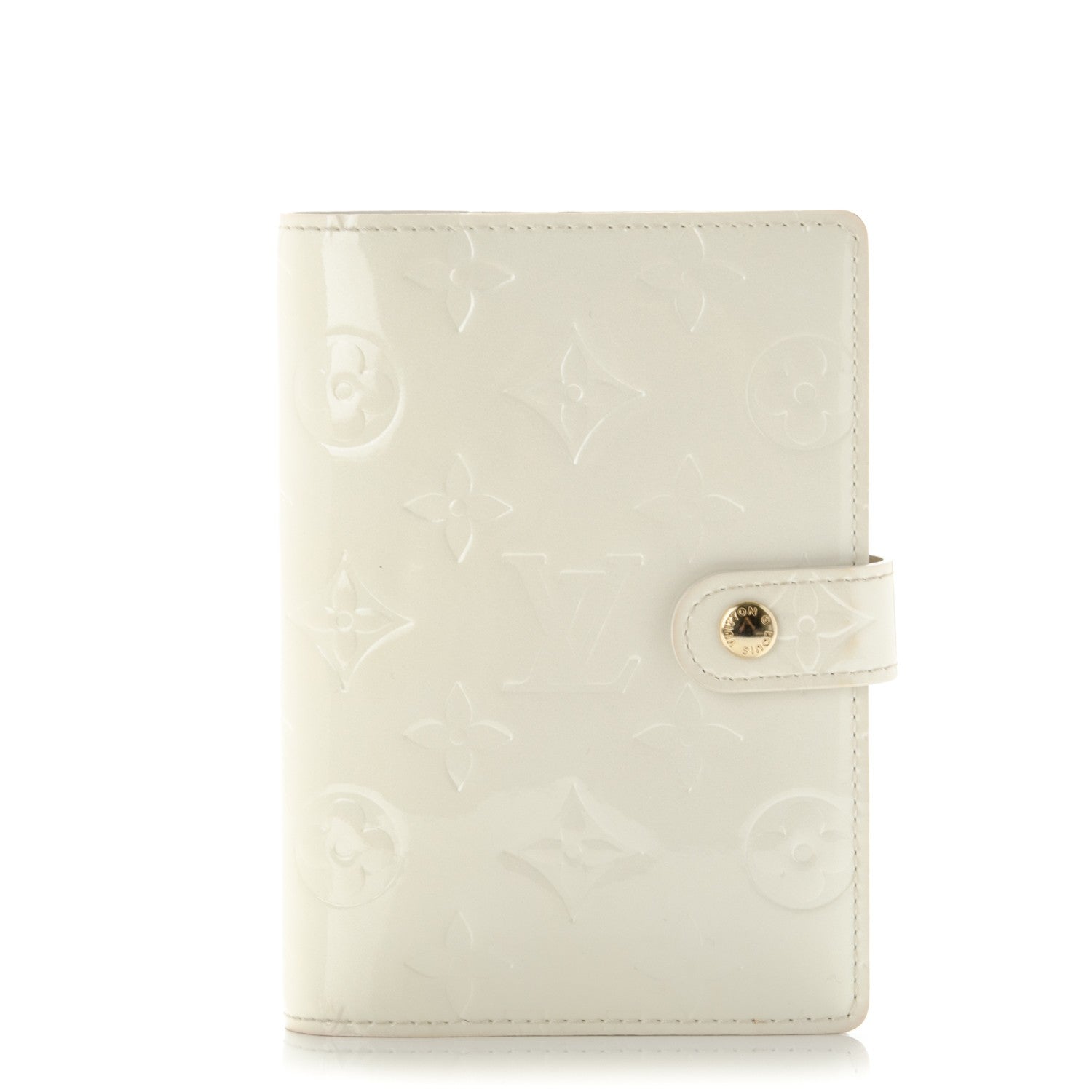 Louis Vuitton Vernis Small Ring Agenda Cover Perle 1 of 6