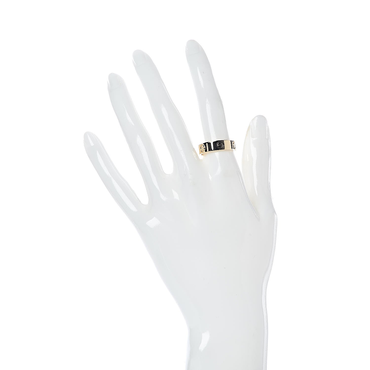 Cartier 18K Yellow Gold 5.5mm LOVE Ring 55 7.25 2 of 5