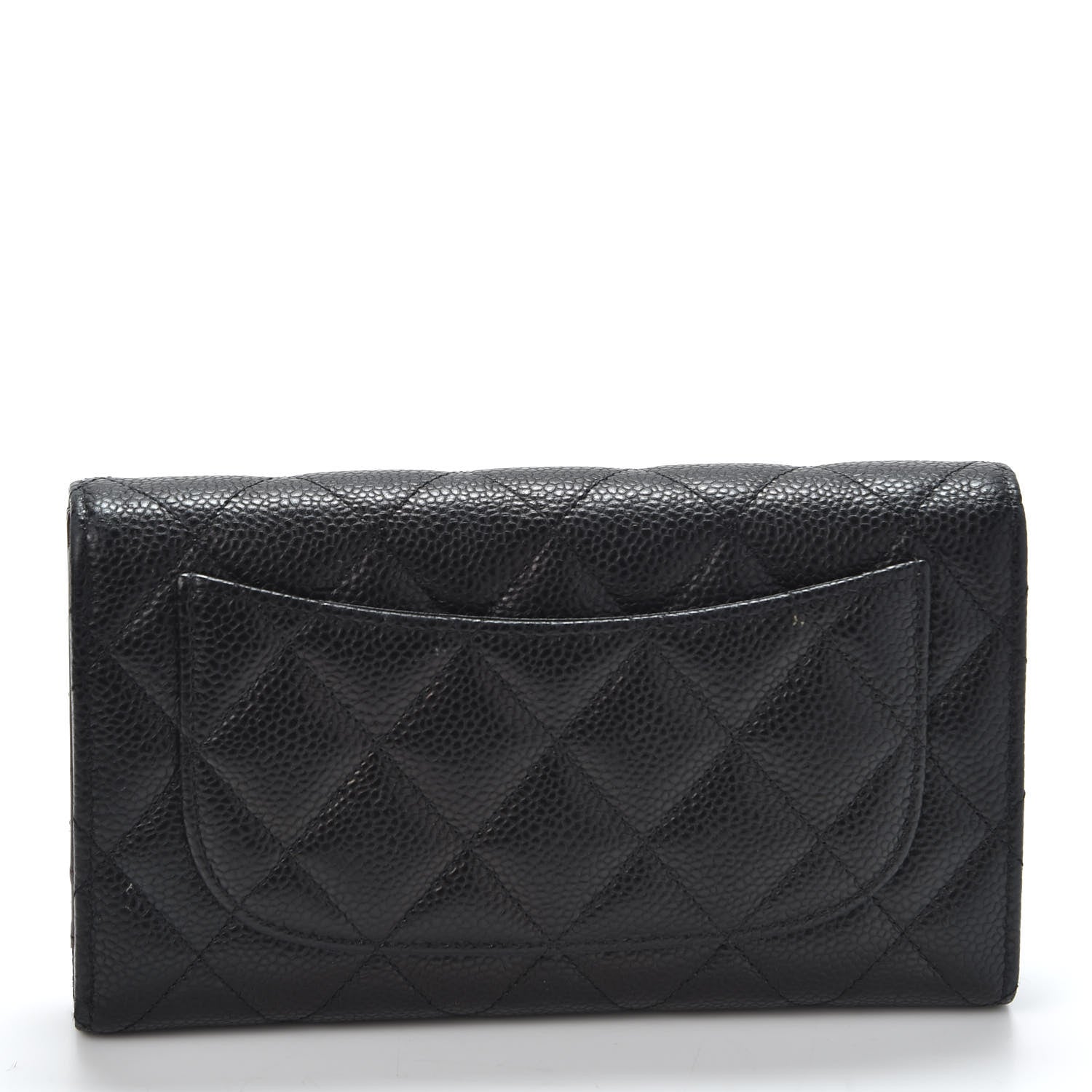 Chanel Caviar Quilted Large Flap Wallet Black 2 of 10