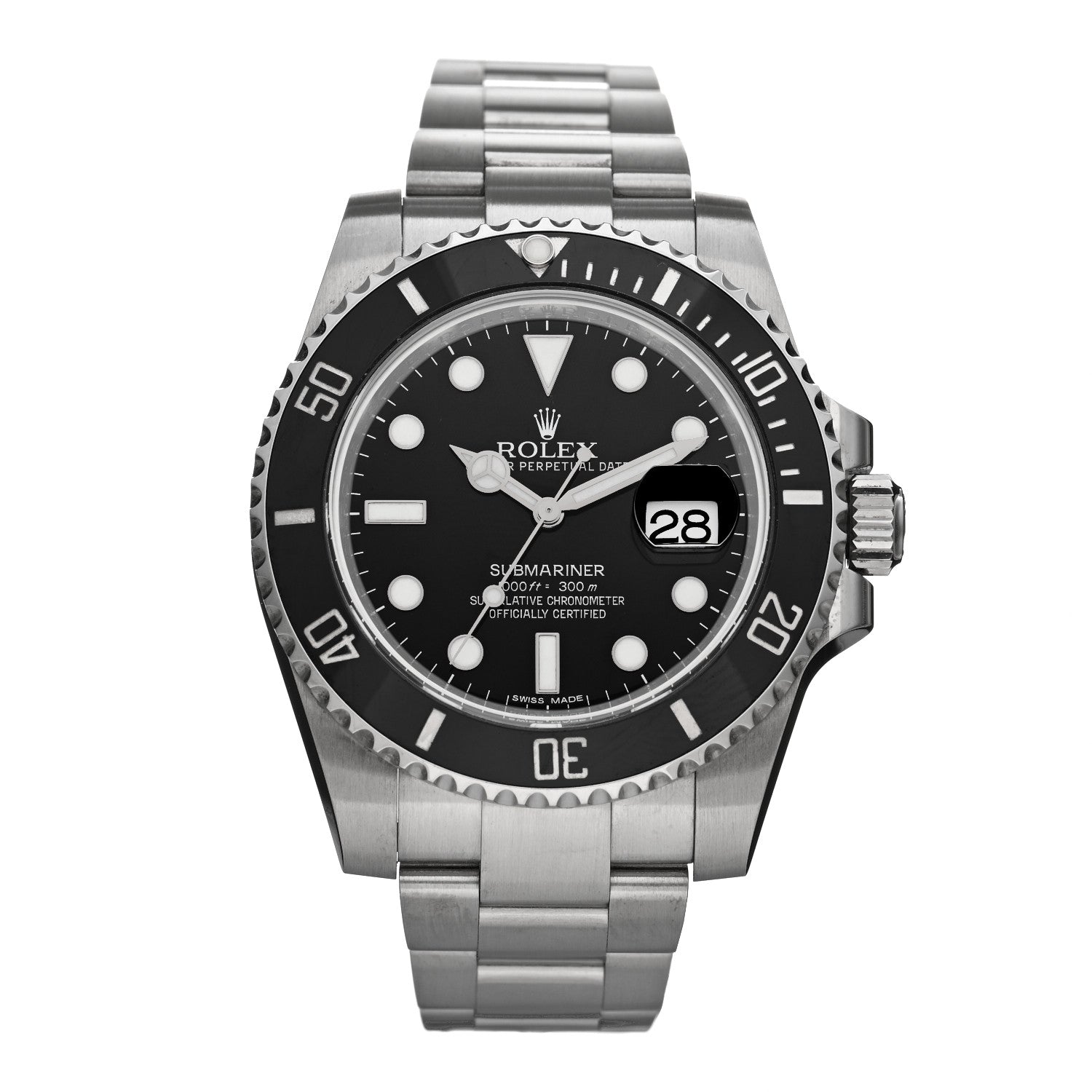 Rolex Stainless Steel 40mm Oyster Perpetual Submariner Date Watch Black 116610LN 1 of 5