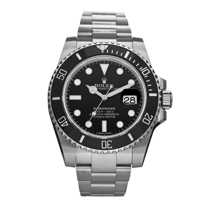 Rolex Stainless Steel 40mm Oyster Perpetual Submariner Date Watch Black 116610LN 1 of 5