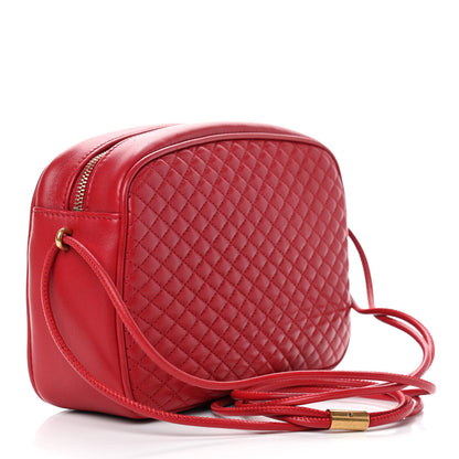 Saint Laurent Lambskin Quilted Monogram Victoire Camera Bag Rouge Eros 3 of 10