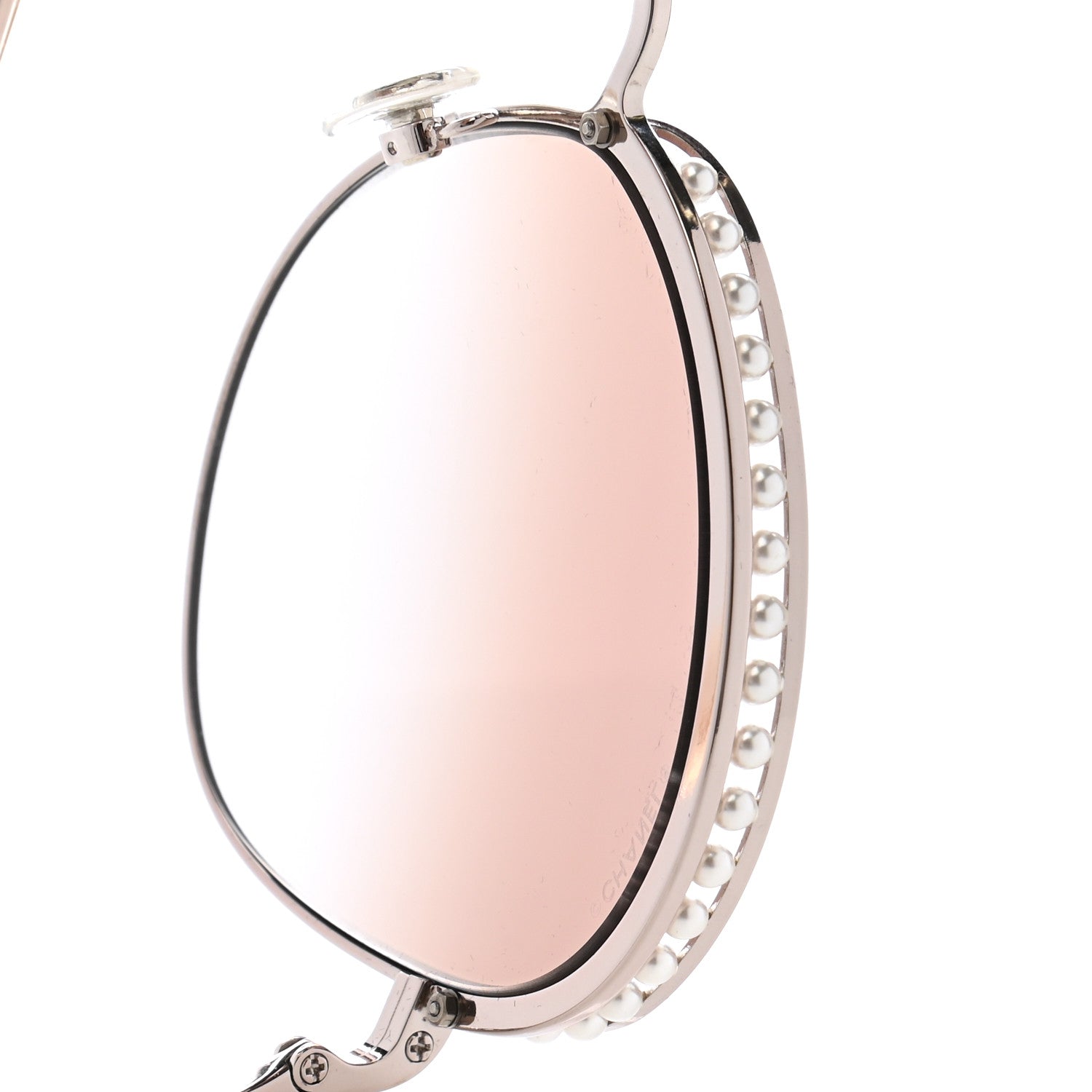 Chanel Pearl Sunglasses 4246-H Pink Gold 8 of 10