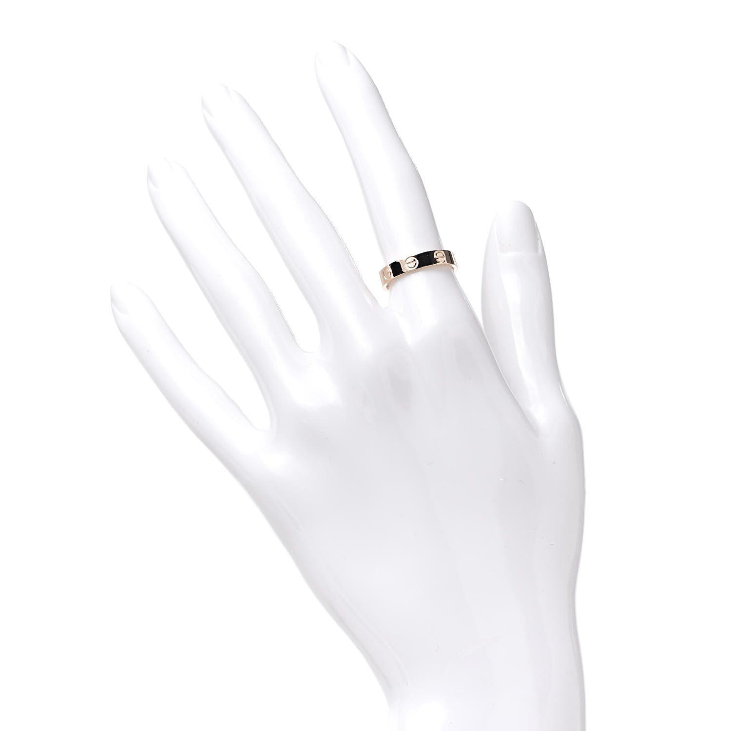 Cartier 18K Pink Gold 3.5mm LOVE Wedding Band Ring 50 5.25 2 of 5