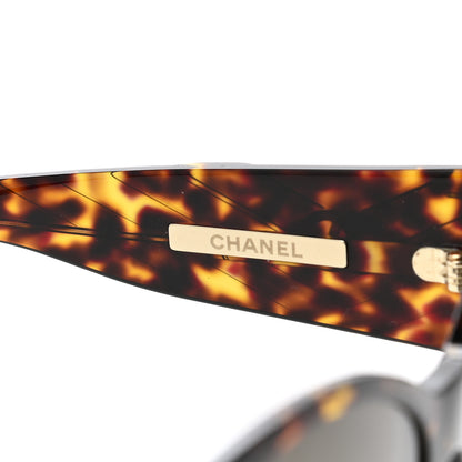 Chanel Acetate Polarized Oval Sunglasses 5411 Brown 6 of 8