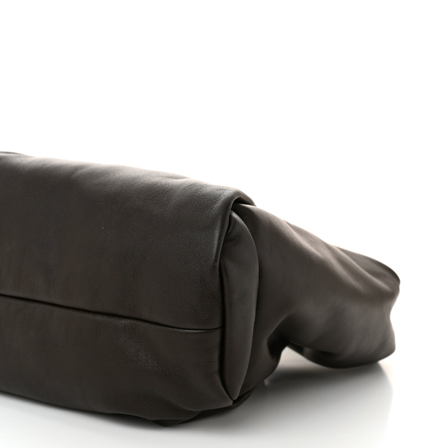 Smooth Butter Calfskin Small The Shoulder Pouch Brownie