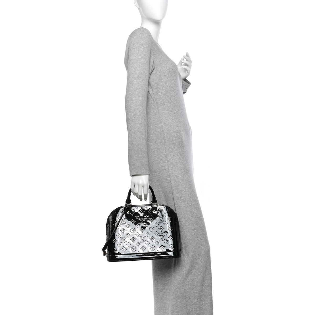 Louis Vuitton Vernis Alma PM Noir Magnetique 2 of 10