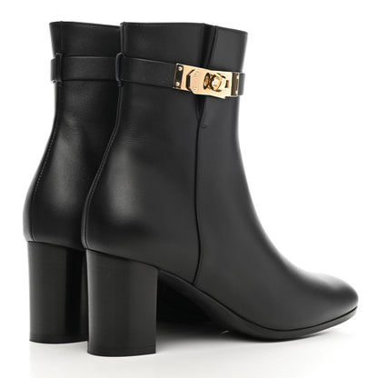 Hermes Calfskin Saint Germain Ankle Boots 36 Black 4 of 9