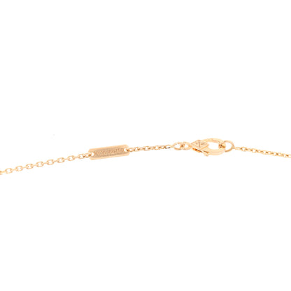 Van Cleef & Arpels 18K Yellow Gold Black Onyx Vintage Alhambra Pendant Necklace 5 of 5