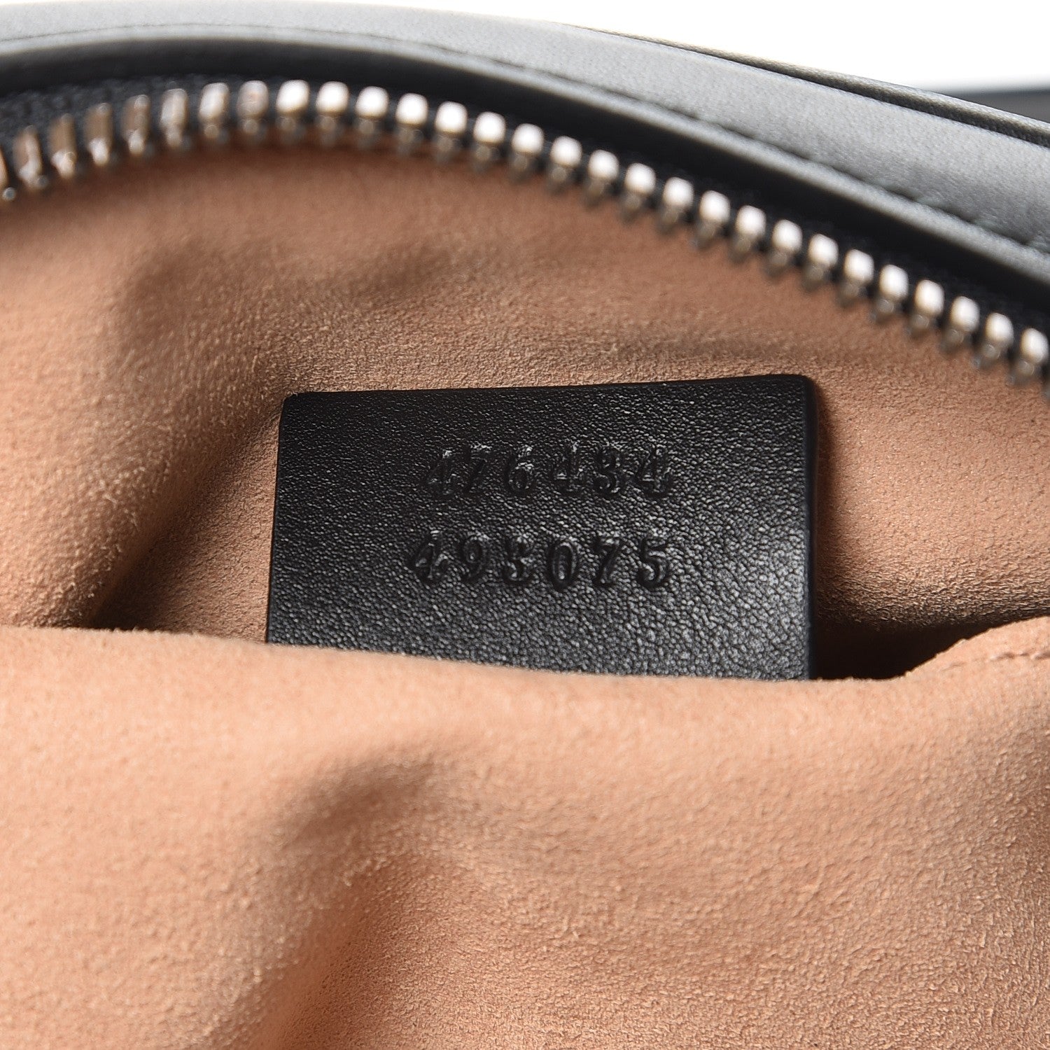 Gucci Calfskin Matelasse GG Marmont Belt Bag 95 38 Black 7 of 8
