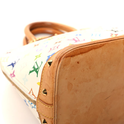 Louis Vuitton Monogram Multicolor Alma White 10 of 12