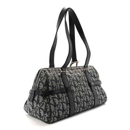 Christian Dior Denim Monogram Charms Shoulder Bag Blue 3 of 10
