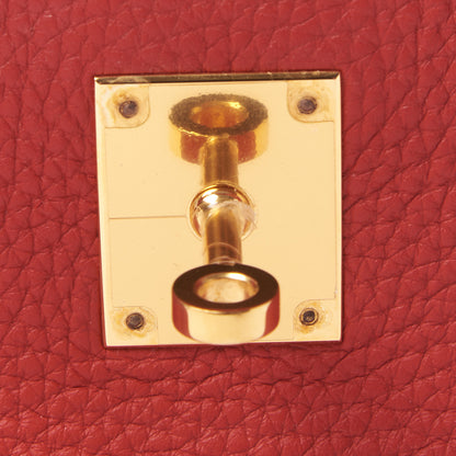 Hermes Togo Birkin 30 Rouge Casaque 23 of 31