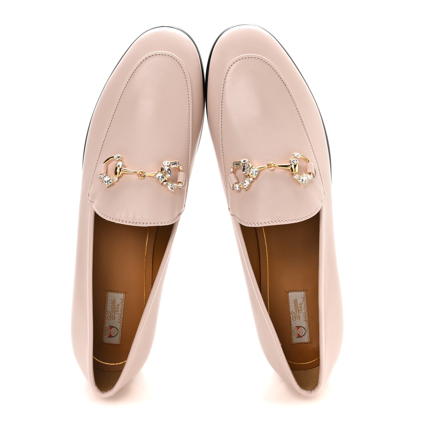 Malaga Kid Crystal Horsebit Womens Jordaan Loafers 40 Pink Hibiscus