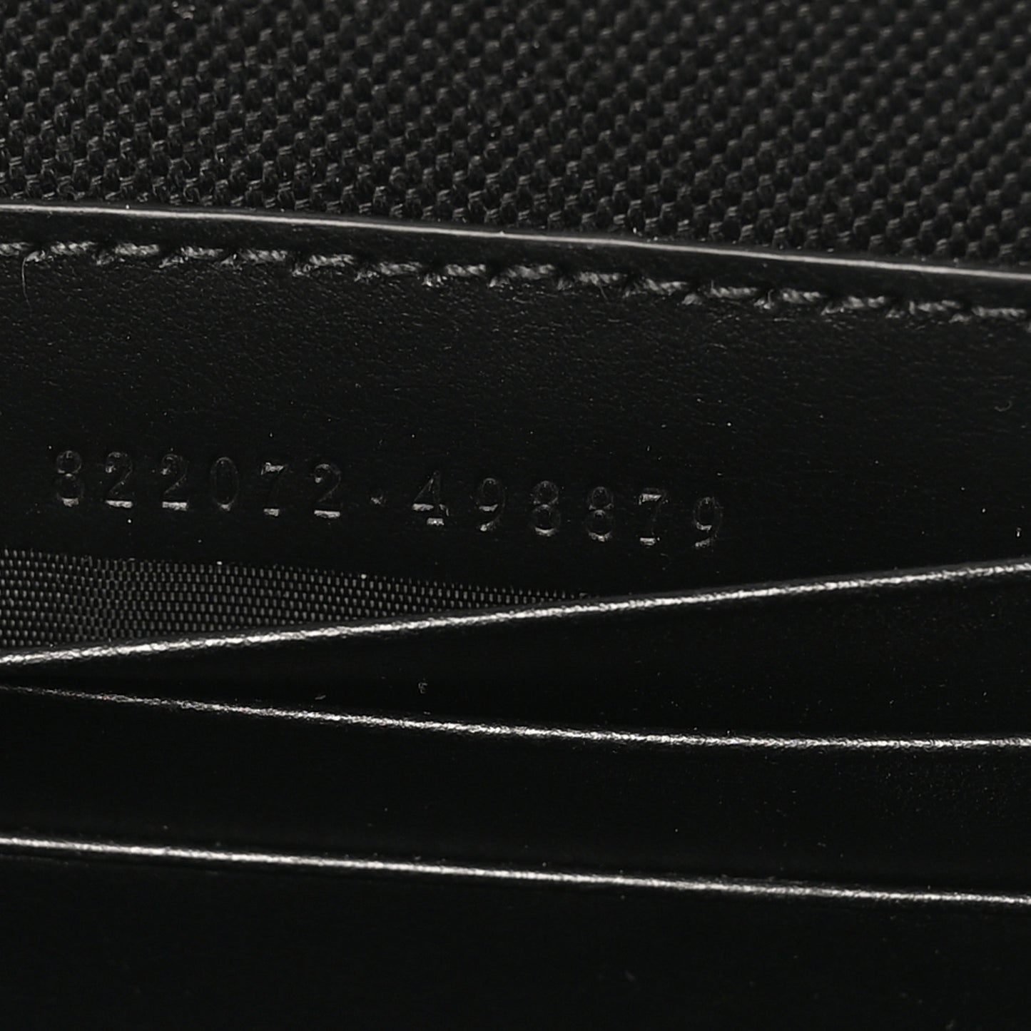 GG Supreme Monogram Web Small Shoulder Bag Black Grey