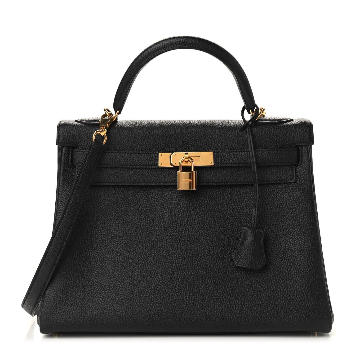 Hermes Togo Kelly Retourne 32 Black 1 of 12