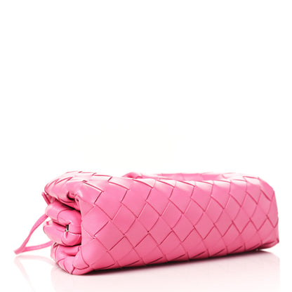 Bottega Veneta Nappa Intrecciato The Mini Pouch Rosa Shock 4 of 8