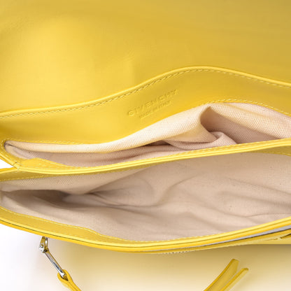 Givenchy Calfskin Goatskin Duetto Crossbody Bag Yellow 5 of 13