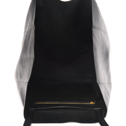 Celine Lambskin Horizontal Cabas Black 5 of 12