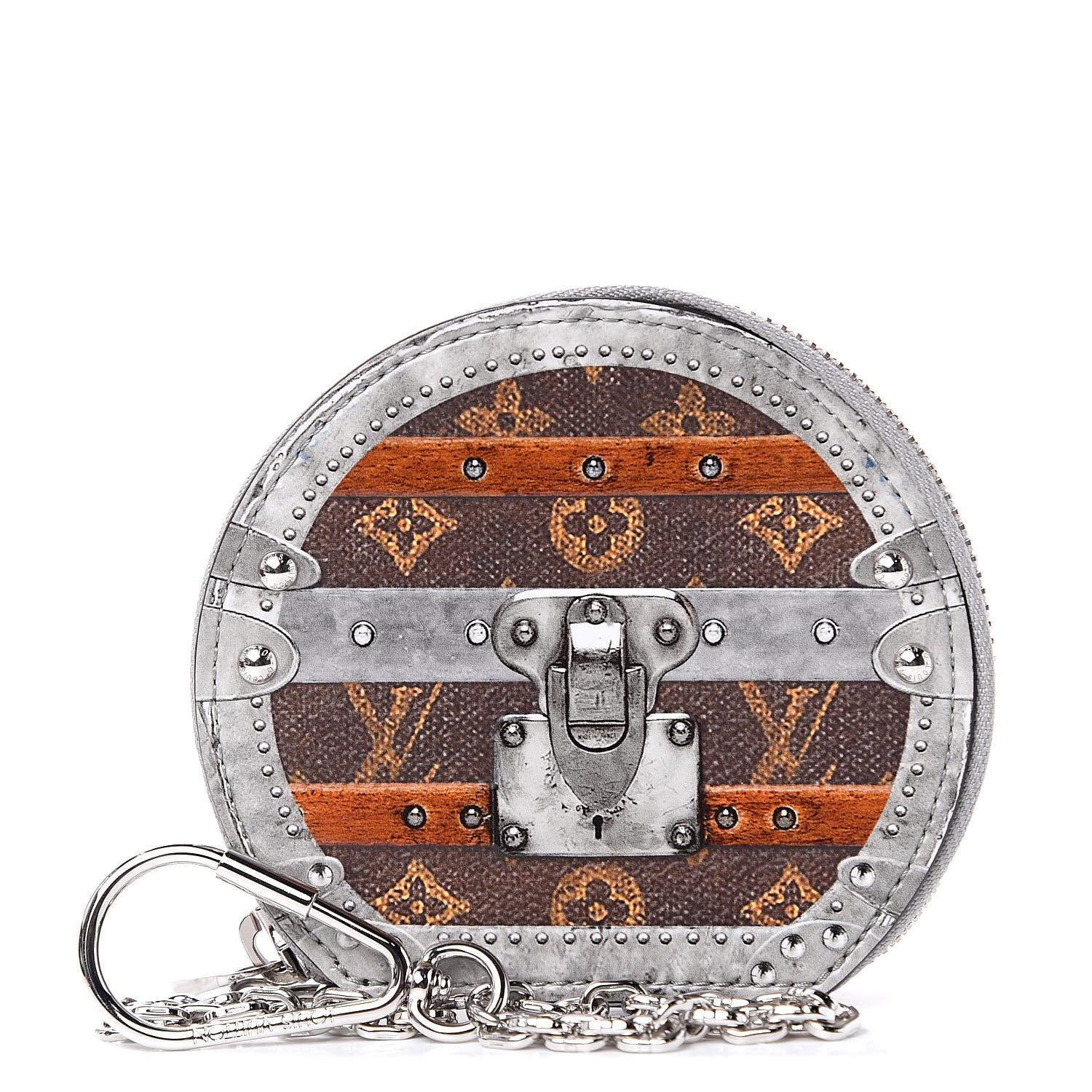 Louis Vuitton Transformed Monogram Time Trunks Micro Boite Chapeau Coin Purse Marron 1 of 7
