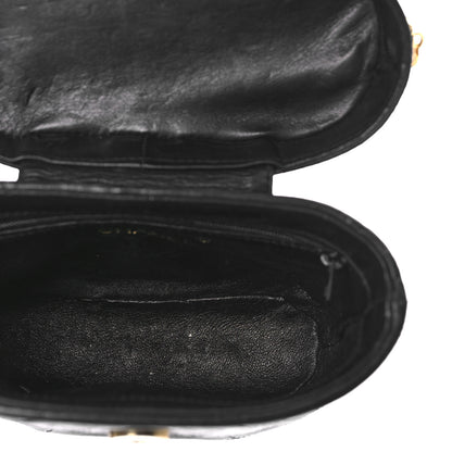 Chanel Lambskin Quilted Tassel Shoulder Bag Black 5 of 11