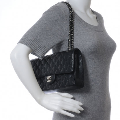 Chanel Caviar Quilted Medium Double Flap Black 2 of 8