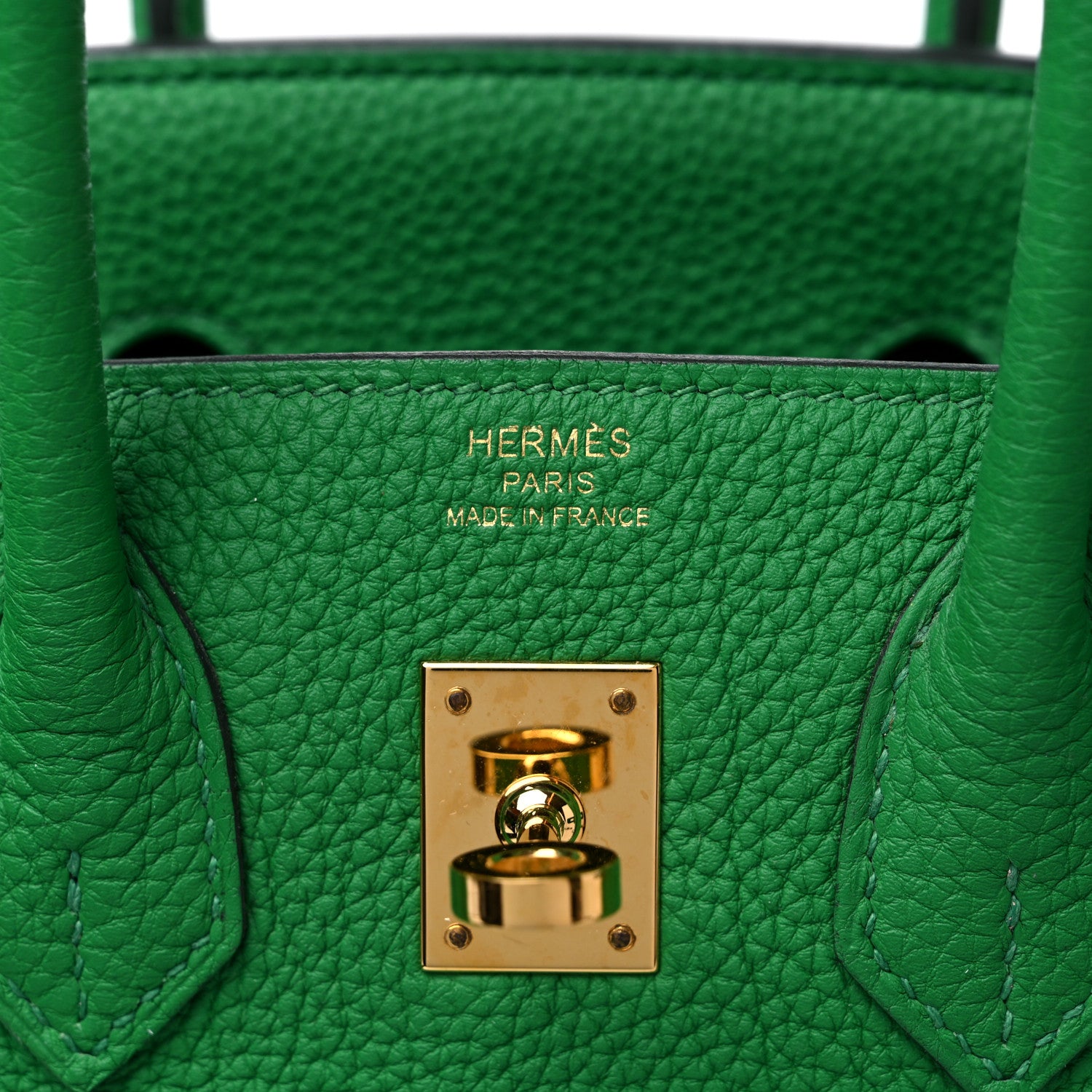 Hermes Togo Birkin 25 Bambou 6 of 13