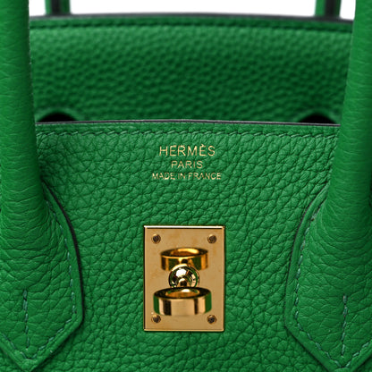 Hermes Togo Birkin 25 Bambou 6 of 13