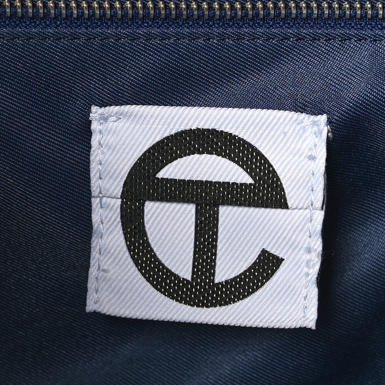Telfar Vegan Leather Medium Shopping Bag Navy 6 of 8