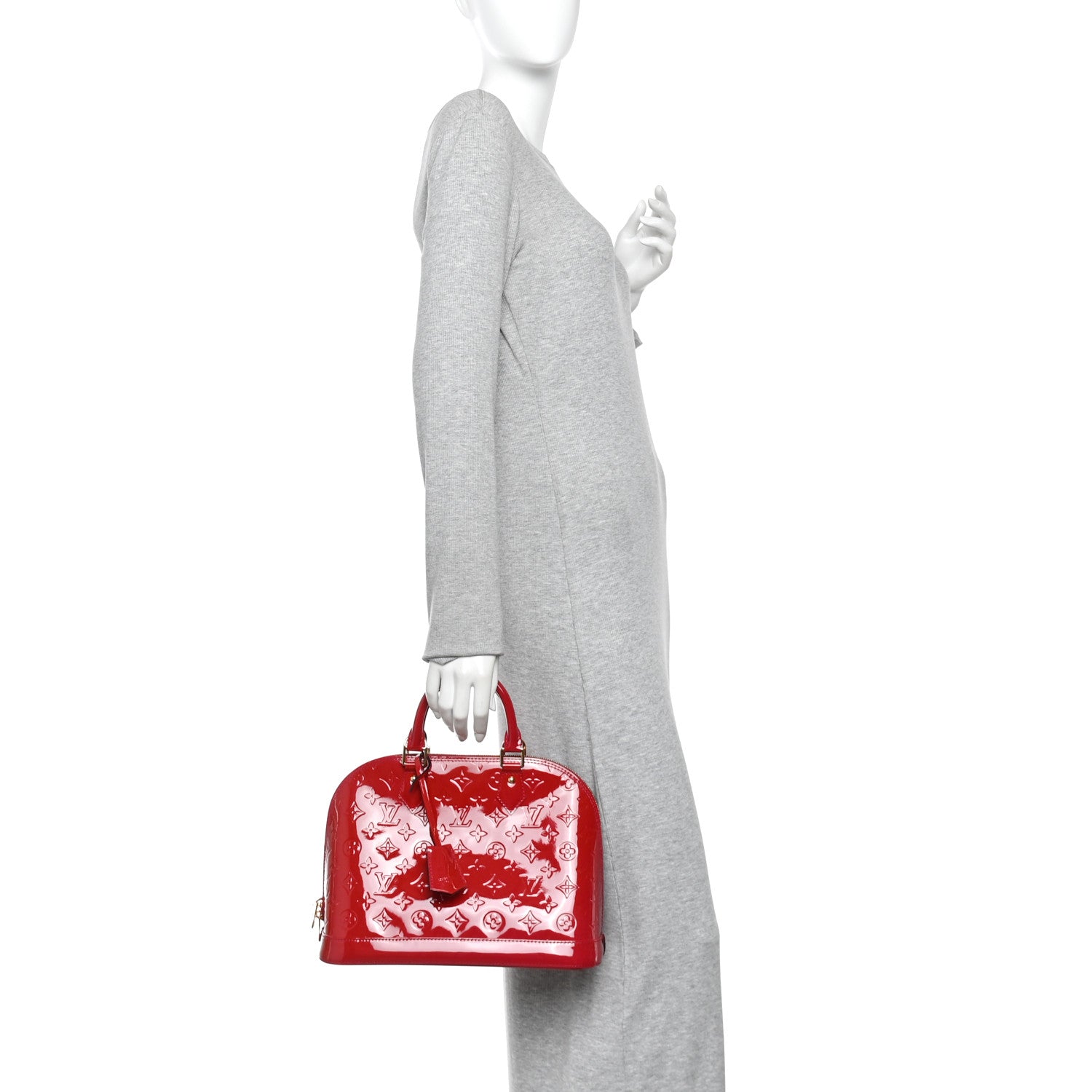 Louis Vuitton Vernis Alma PM Cherry 2 of 9
