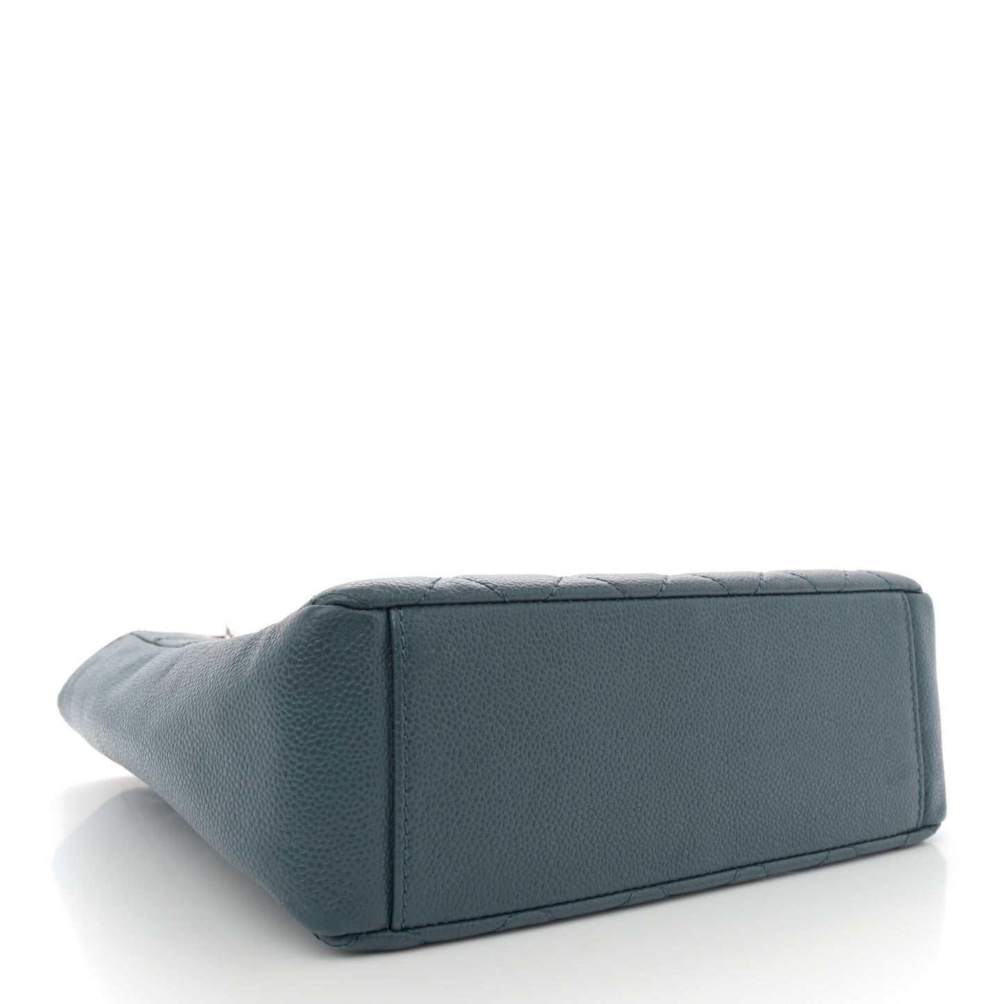 Caviar Quilted Petit Shopping Tote PST Blue