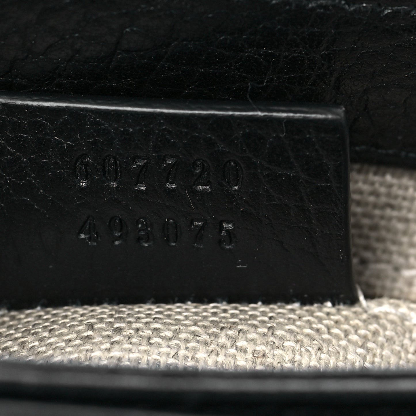 Dollar Calfskin Interlocking G Crossbody Bag Black