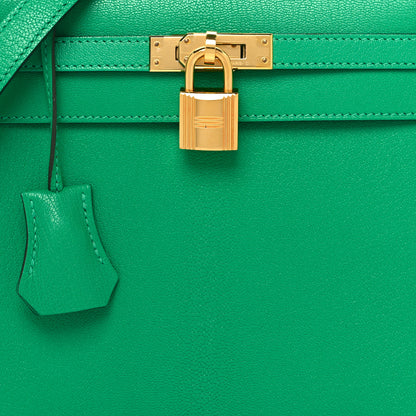 Hermes Chevre Mysore Kelly Sellier 25 Menthe 8 of 10