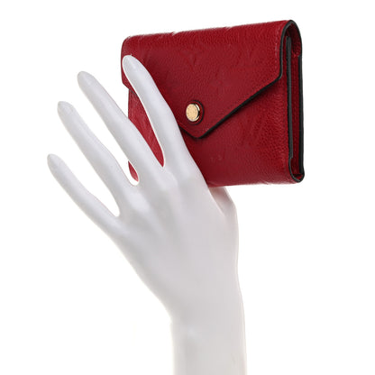 Louis Vuitton Empreinte Victorine Wallet Scarlet 2 of 8