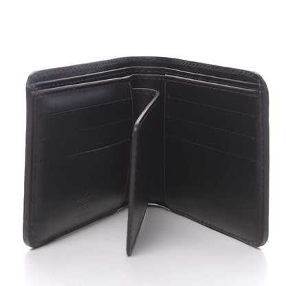 Louis Vuitton Utah 6 Cards Bill Holder Wallet Coffee 6 of 8