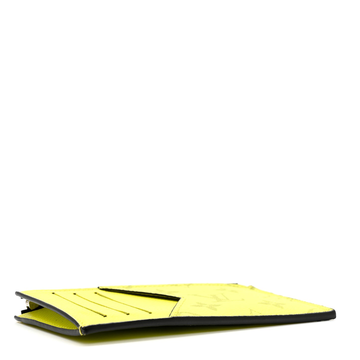 Monogram Taiga Coin Card Holder Yellow