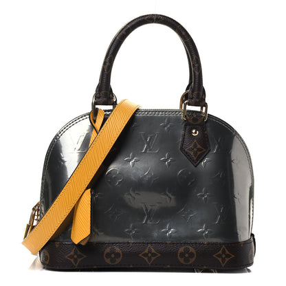 Louis Vuitton Vernis Epi Monogram Alma BB Bitume Metallise 1 of 4