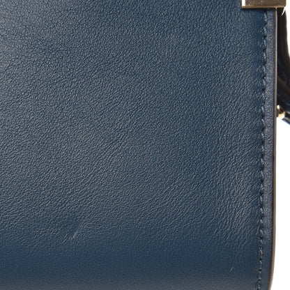 Chloe Suede Calfskin Mini Faye Shoulder Bag Majolica Blue 8 of 9