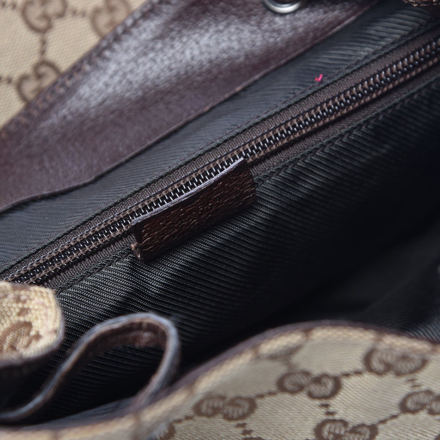 Gucci Monogram Backpack Dark Brown 9 of 21