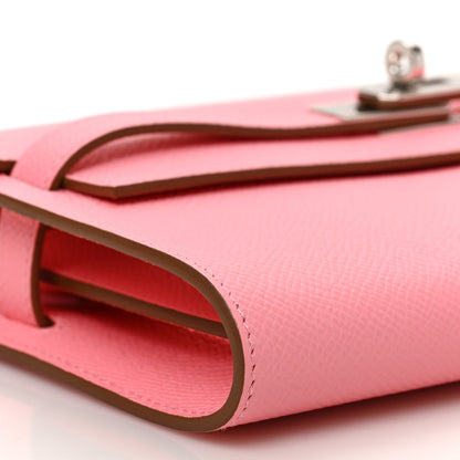 Hermes Epsom Kelly Wallet To Go Rose Confetti 7 of 8