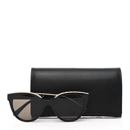 Chanel Acetate CC Butterfly Sunglasses 5414 Black Beige 7 of 7
