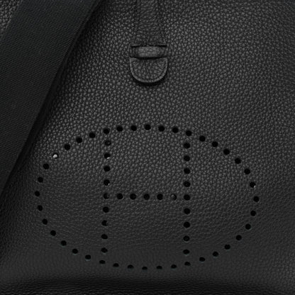 Hermes Taurillon Clemence Evelyne III PM Black 8 of 13