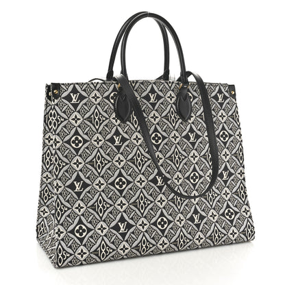 Louis Vuitton Jacquard Since 1854 Onthego GM Grey 3 of 10