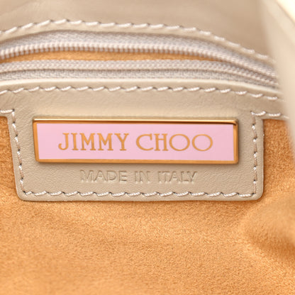 Jimmy Choo Snakeskin Embossed Calfskin Rahmyn Grey 6 of 9