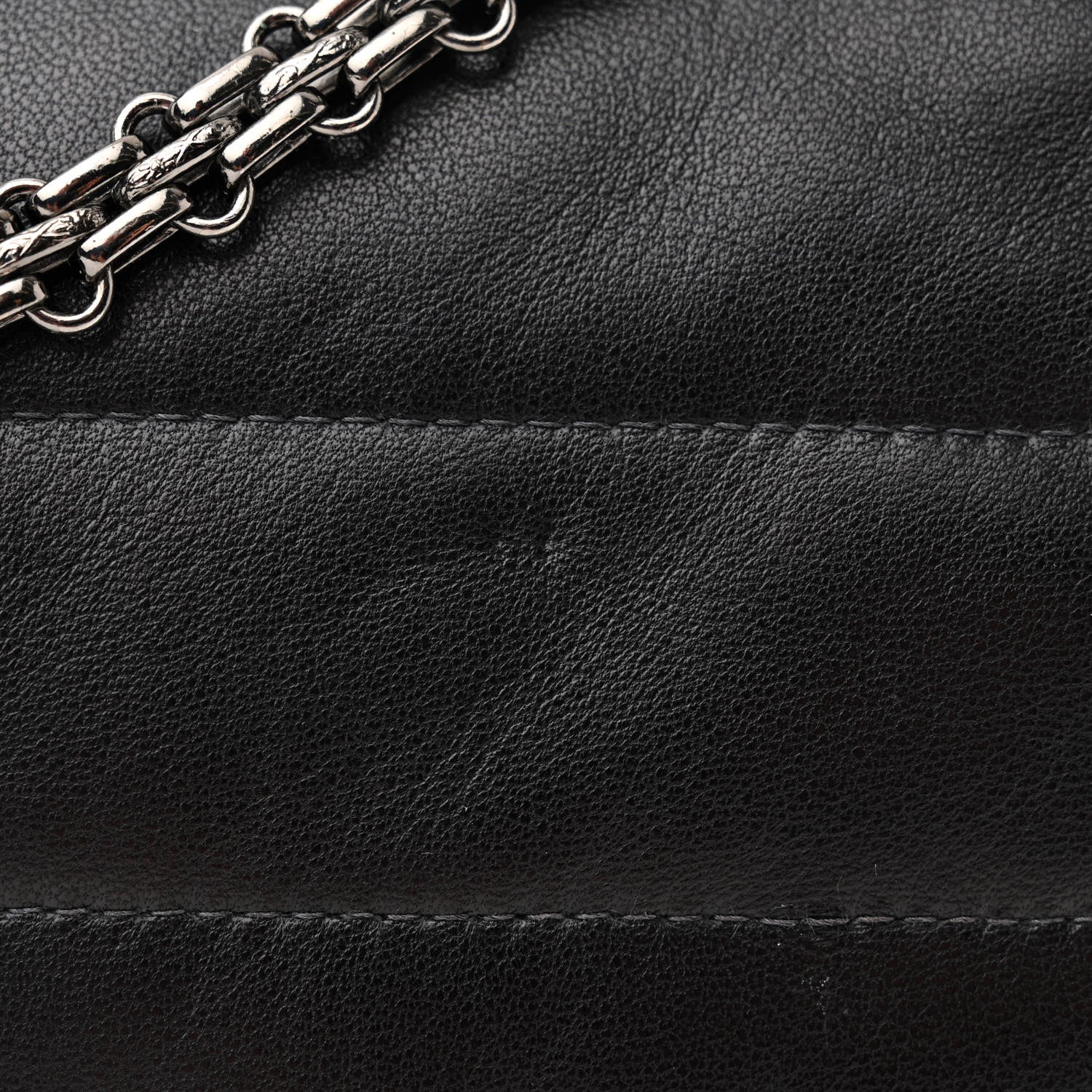 Chanel Lambskin Horizontal Quilt Jumbo Mademoiselle Flap Black 10 of 12