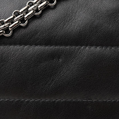 Chanel Lambskin Horizontal Quilt Jumbo Mademoiselle Flap Black 10 of 12